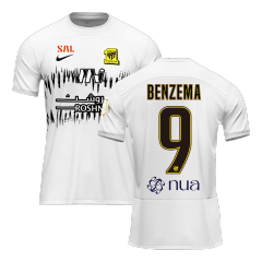 23-24 BENZEMA #9 Al-Ittihad(Jeddah United) Away Jersey Fan Version