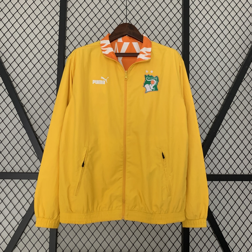 2023/24 Ivory Coast Trench Coat Reversible Windbreaker