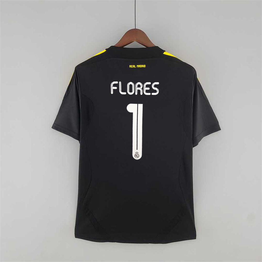 11-12 Real Madrid Away Retro Jersey Goalkeeper Black