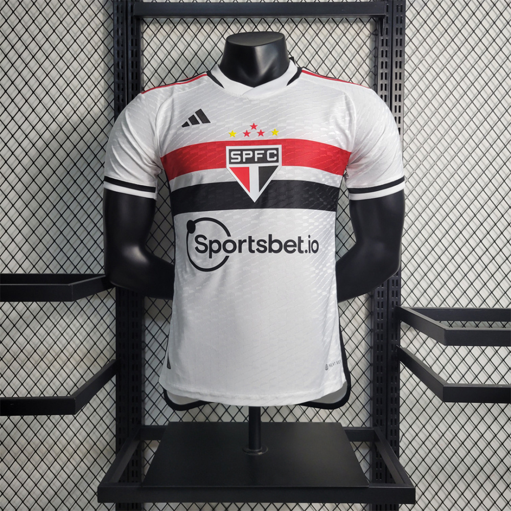 23-24 Sao Paulo FC Home Soccer Jersey Player Edition
