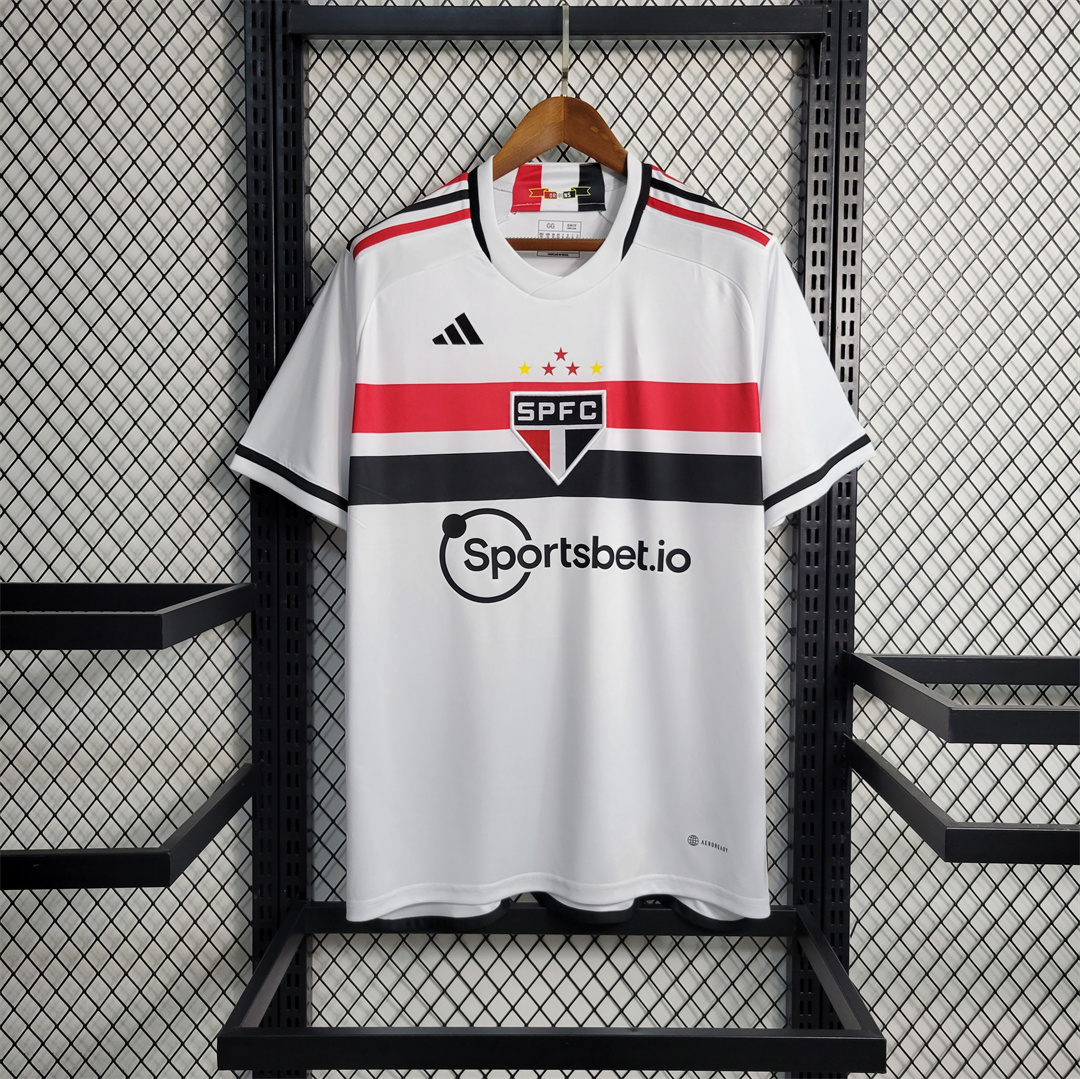23-24 Sao Paulo FC Home Soccer Jersey