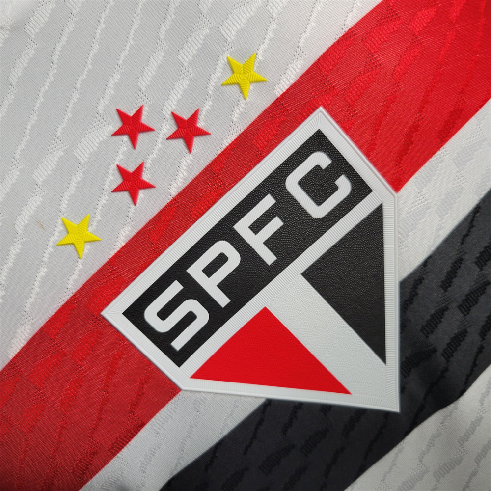 23-24 Sao Paulo FC Home Soccer Jersey Player Edition