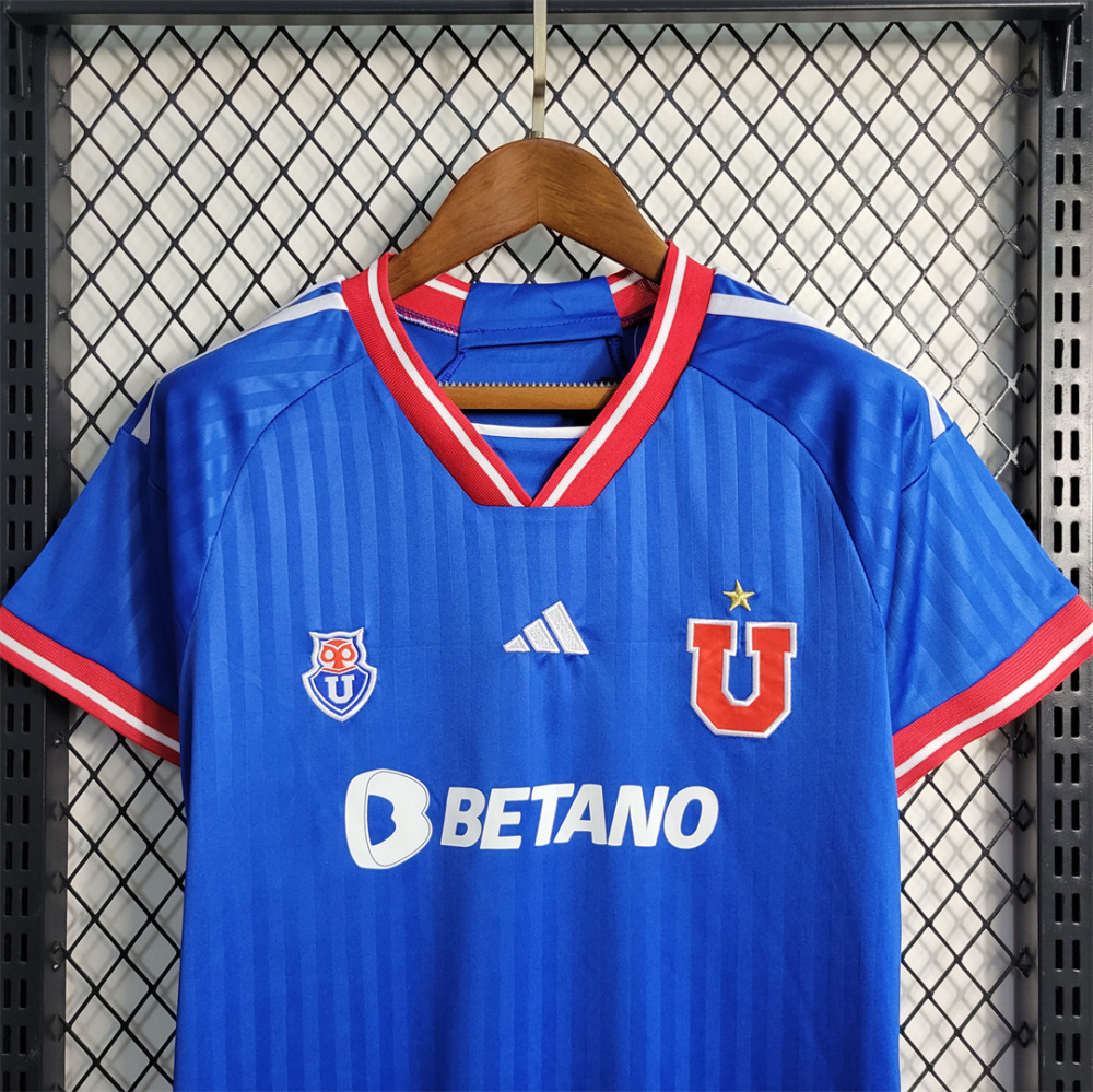 2023-24 Club Universidad de Chile Home Kids Kit Jersey+Shorts