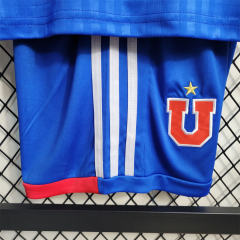 2023-24 Club Universidad de Chile Home Kids Kit Jersey+Shorts