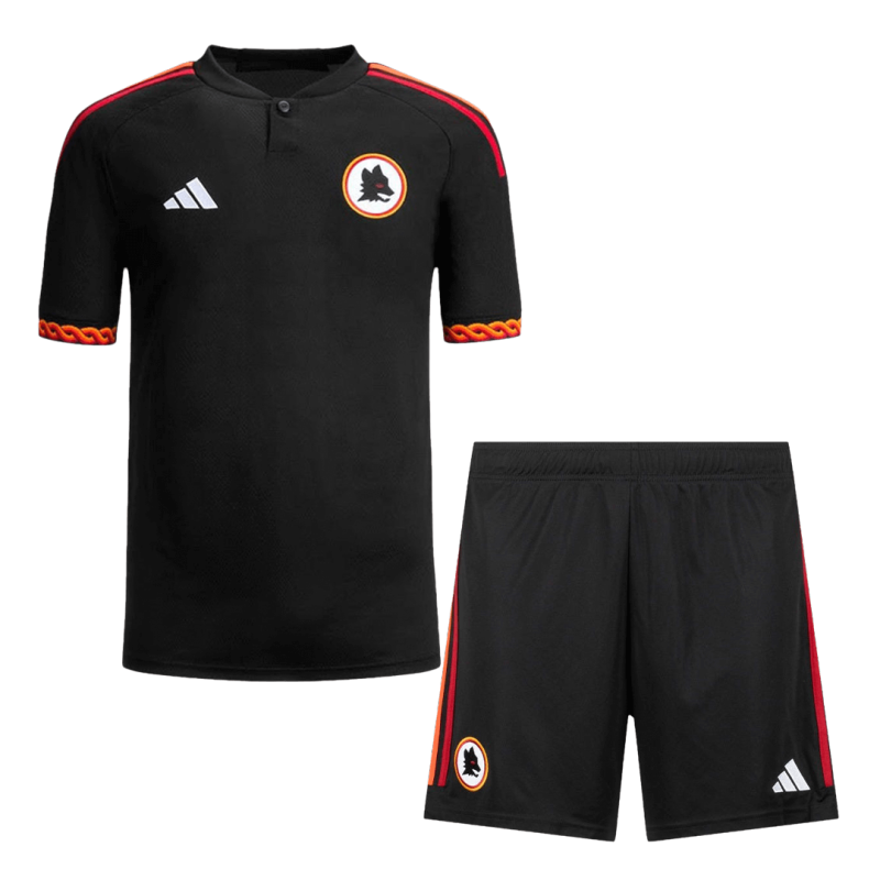 23-24 AS Roma Third Away Kit Jersey+Shorts
