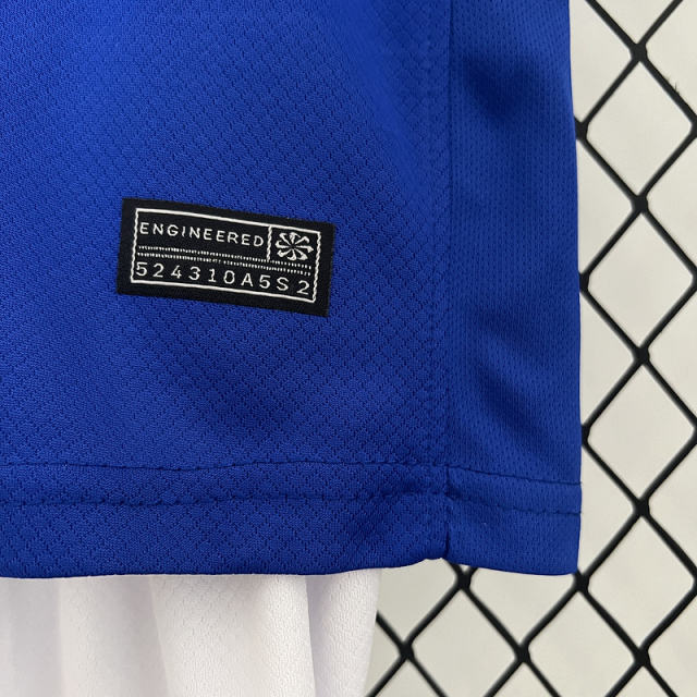 2024 France Euro Cup Home Kids Kit Jersey+Shorts