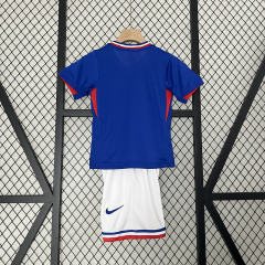 2024 France Euro Cup Home Kids Kit Jersey+Shorts