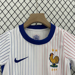 2024 France Euro Cup Away Kids Kit  Jersey+Shorts