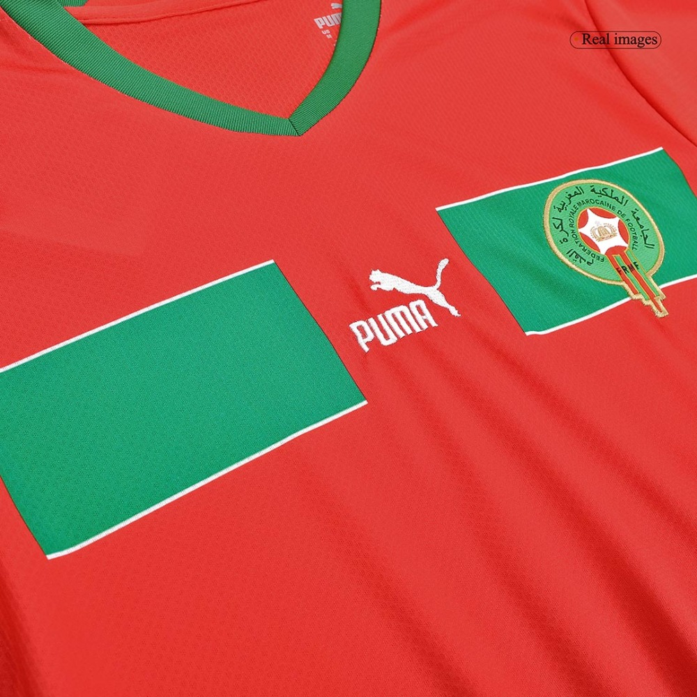 2022 Morocco World Cup Home Jersey Fan Edition