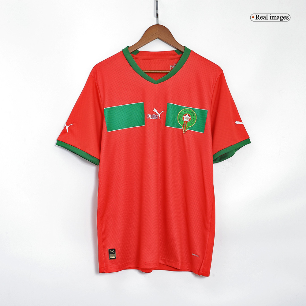 2022 Morocco World Cup Home Jersey Fan Edition