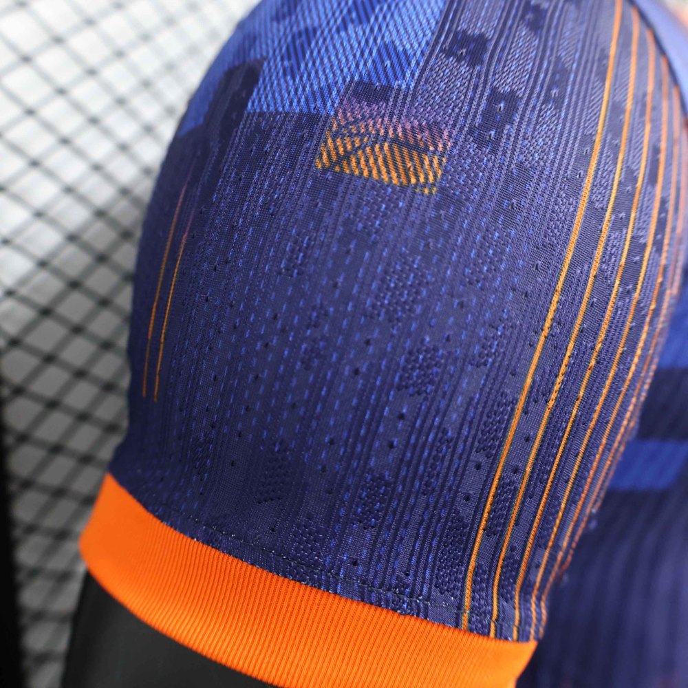 2024 Netherlands Euro Cup Away Jersey Player Version