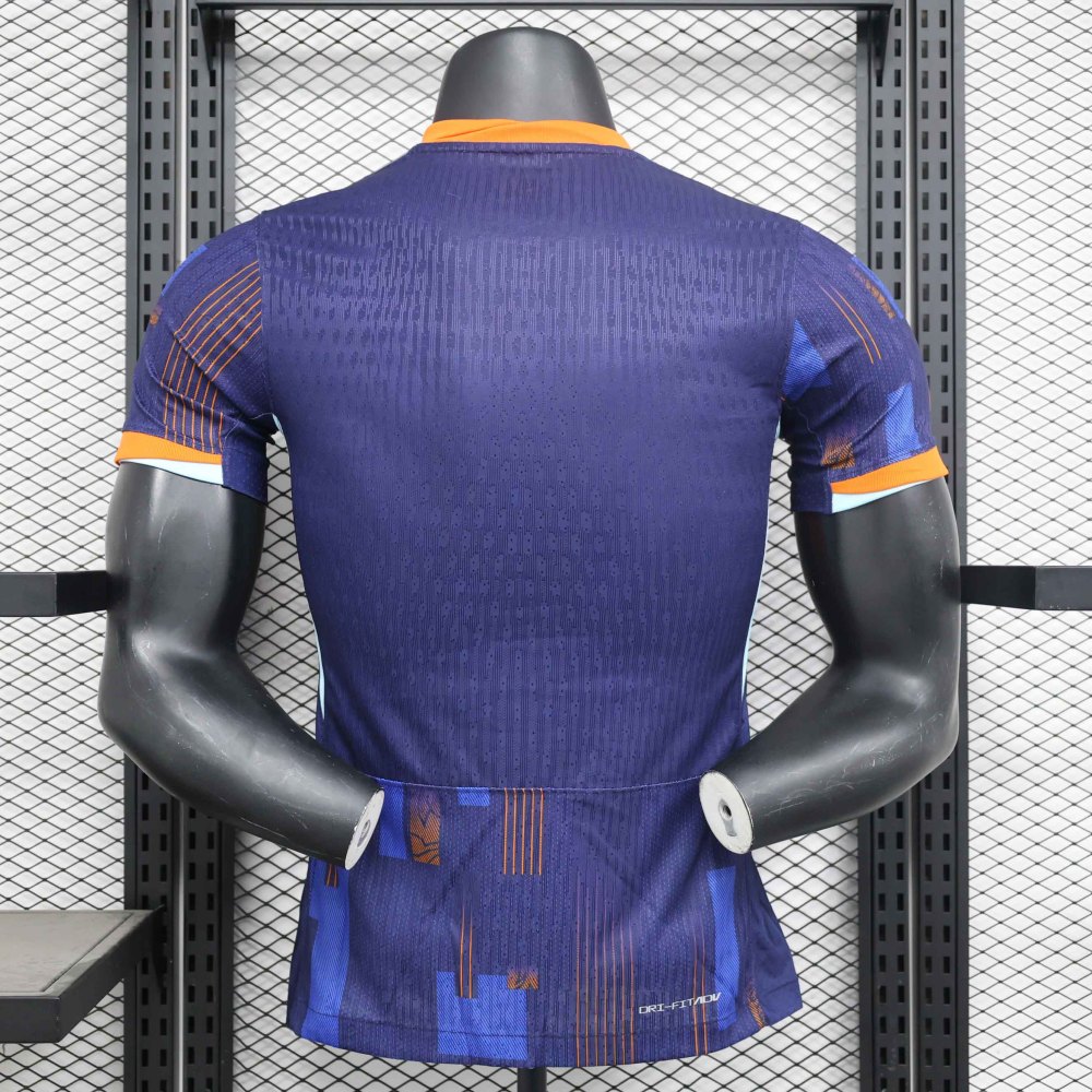 2024 Netherlands Euro Cup Away Jersey Player Version