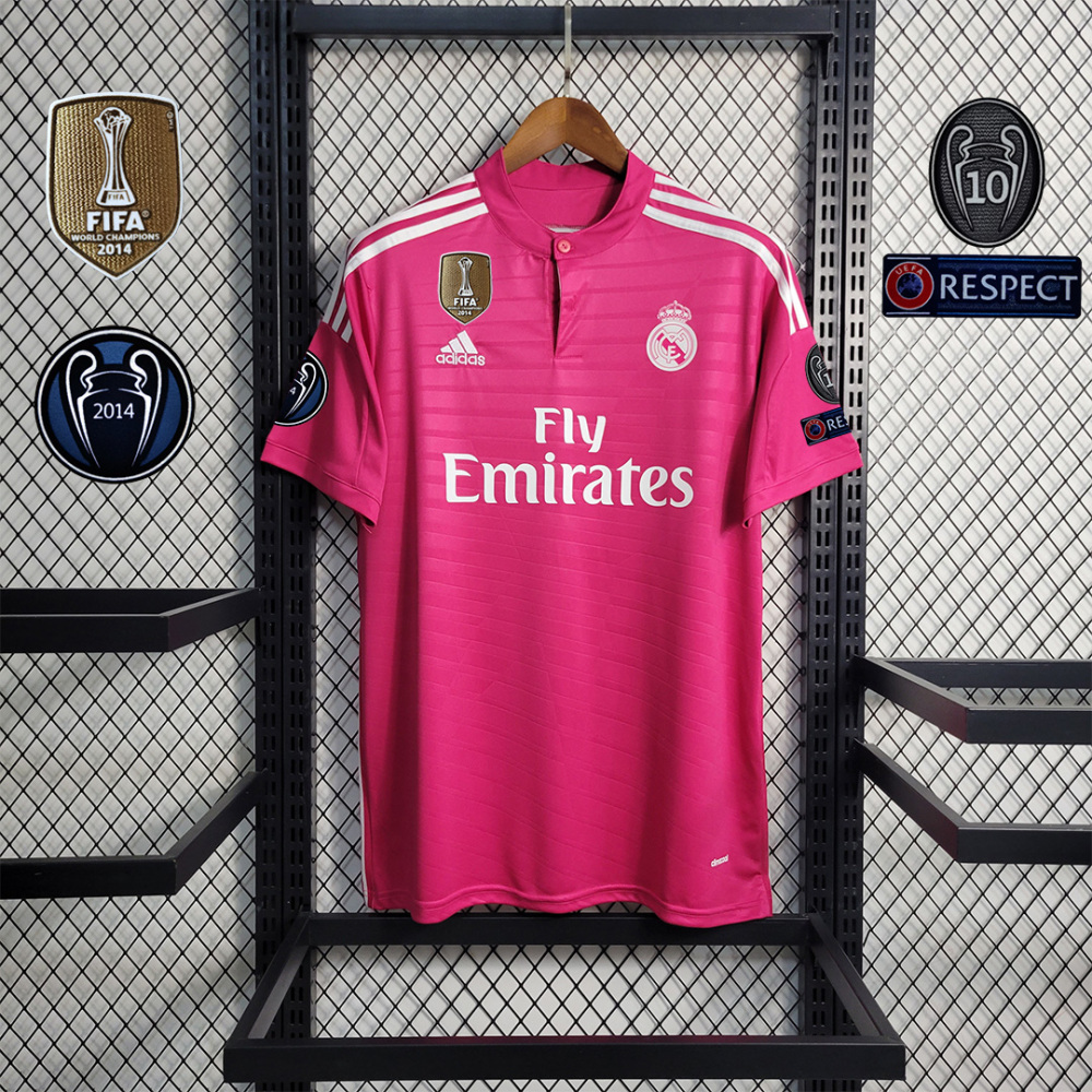 2014/15 Real Madrid Away Retro Jersey Pink