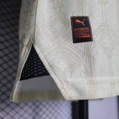 23-24 AC Milan x Pleasures Fourth Away Jersey Beige Shirt Player Version