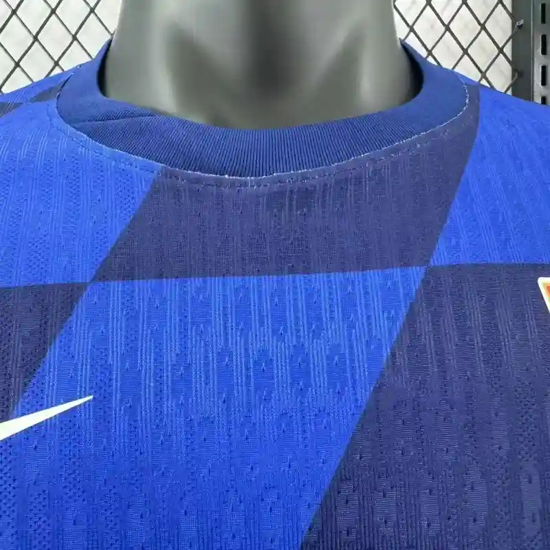 2024 Croatia Euro Cup Away Football Jersey Player Version