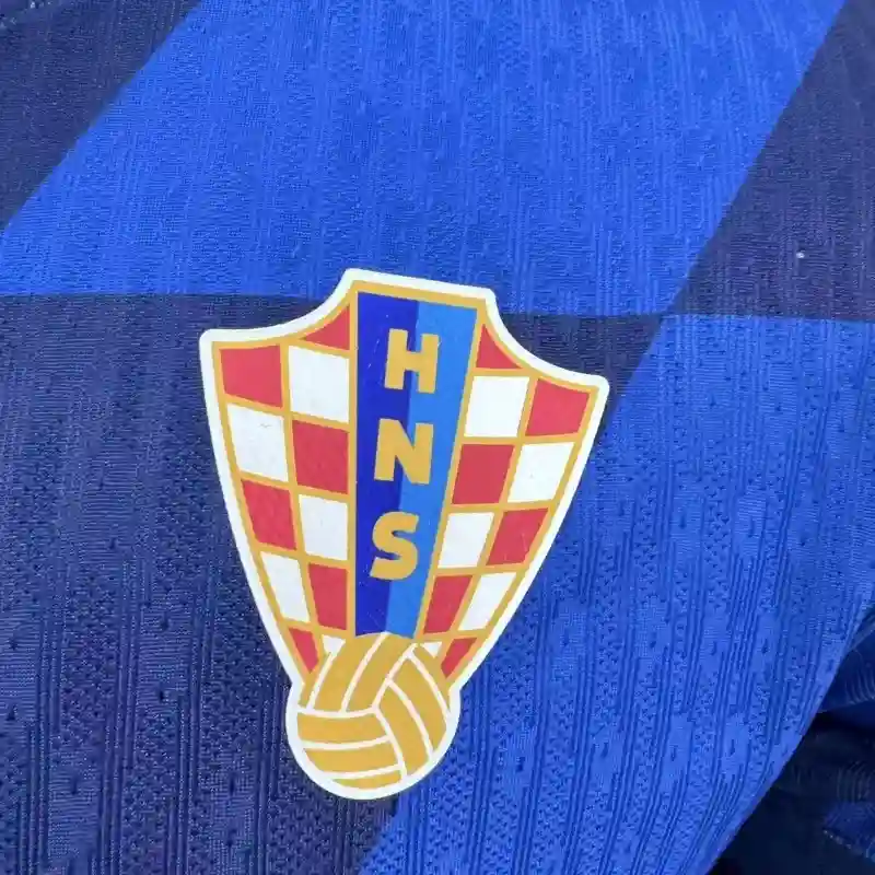 2024 Croatia Euro Cup Away Football Jersey Player Version