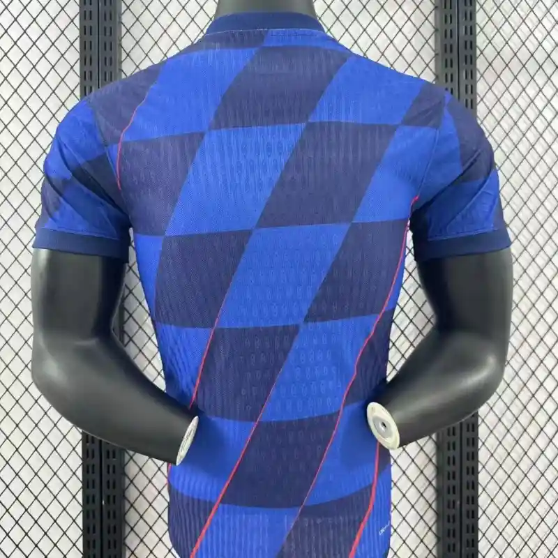 2024 Croatia Euro Cup Away Football Jersey Player Version