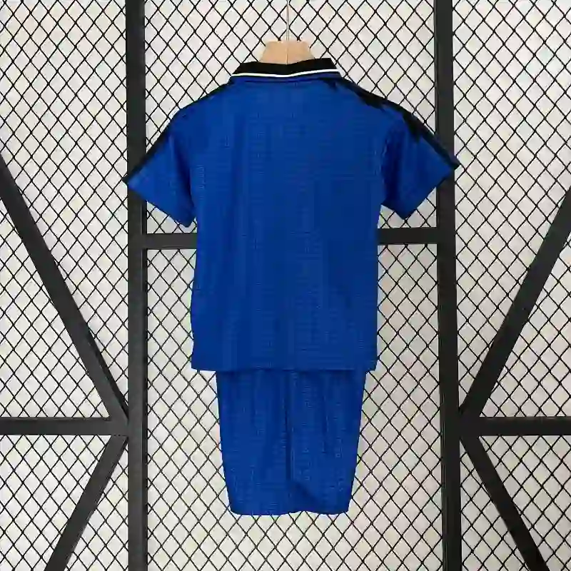 1994 Argentina World Cup Soccer Away Retro Kids Kit Jersey+Shorts