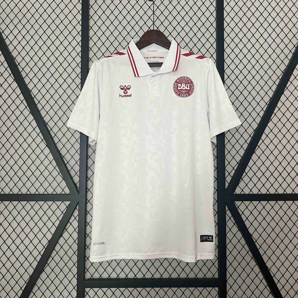 2024 Denmark Euro Cup Away Football Jersey