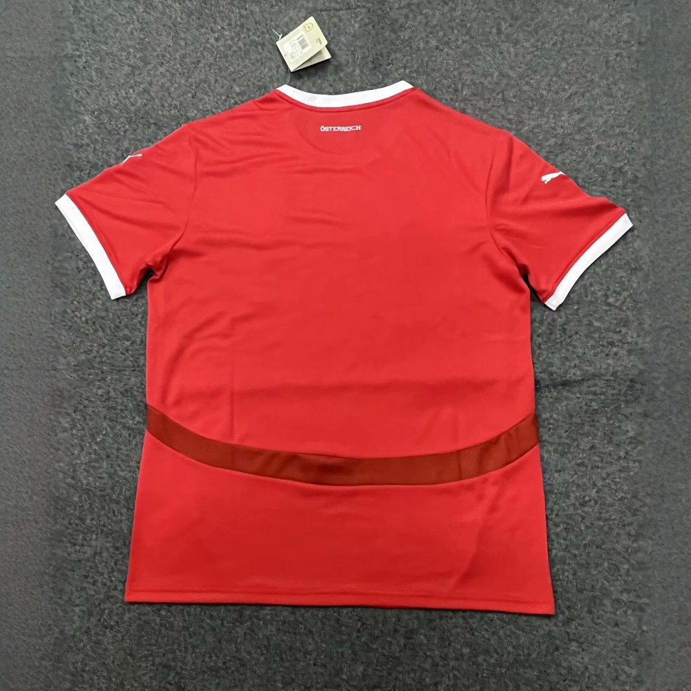 2024 Austria Euro Cup Home Football Jersey