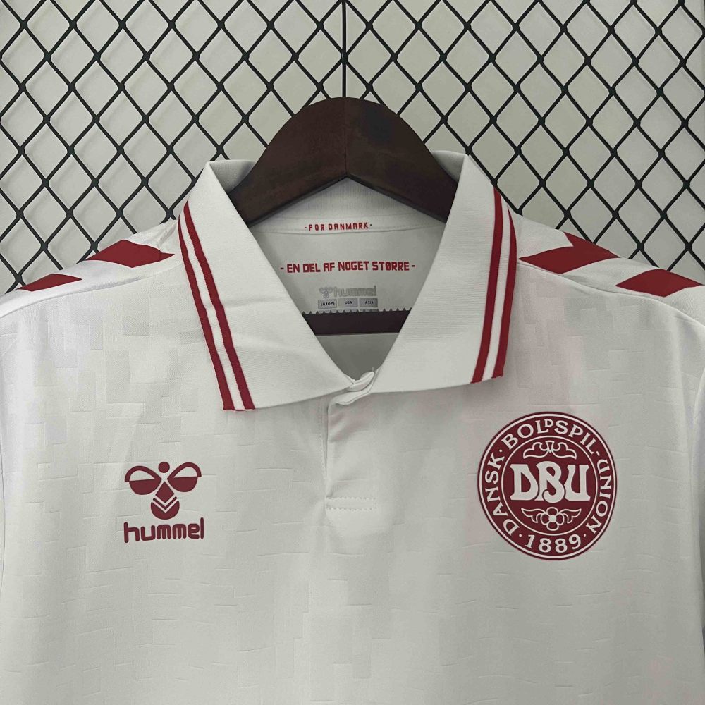 2024 Denmark Euro Cup Away Football Jersey