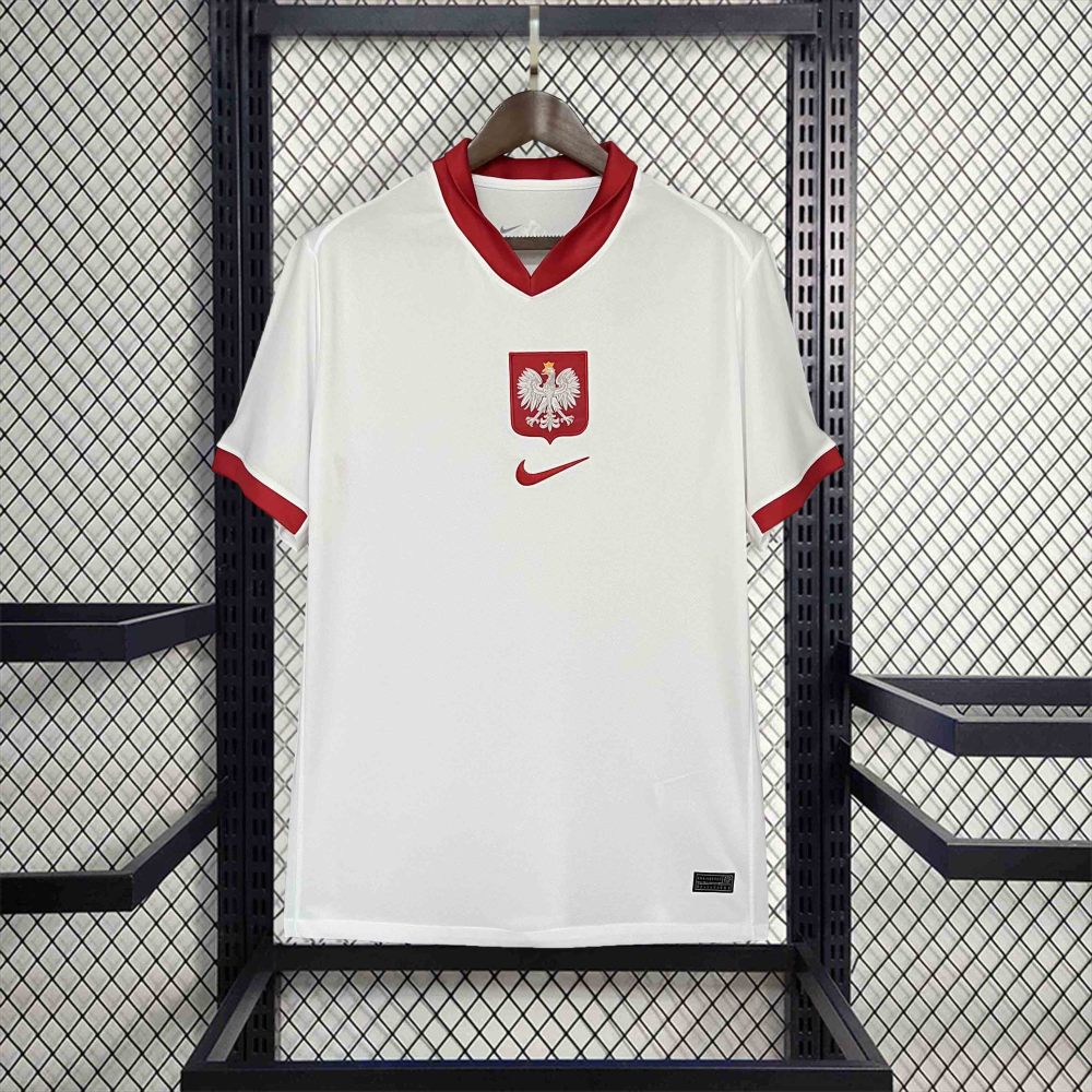 2024 Poland Euro Cup Home Football Jersey