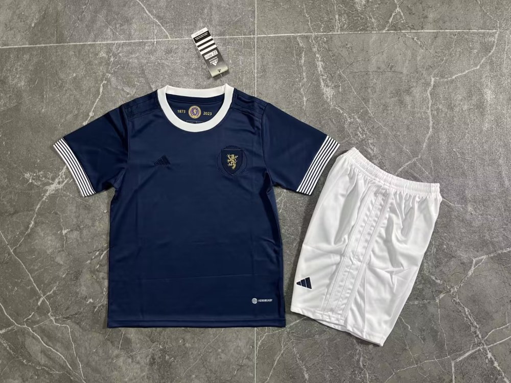 2023 Scotland 150th Anniversary Kids Kit Jersey+Shorts