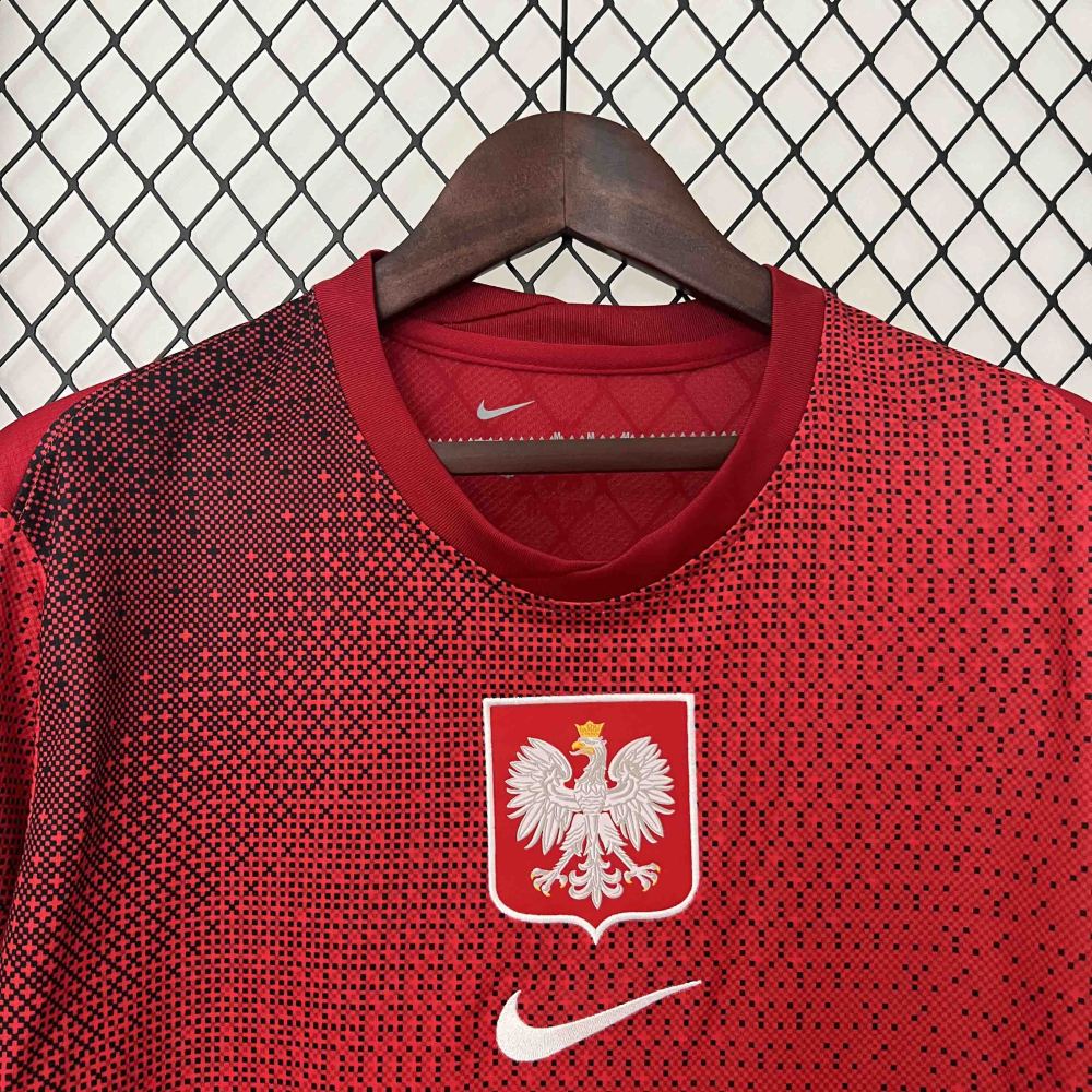 2024 Poland Euro Cup Away Football Jersey