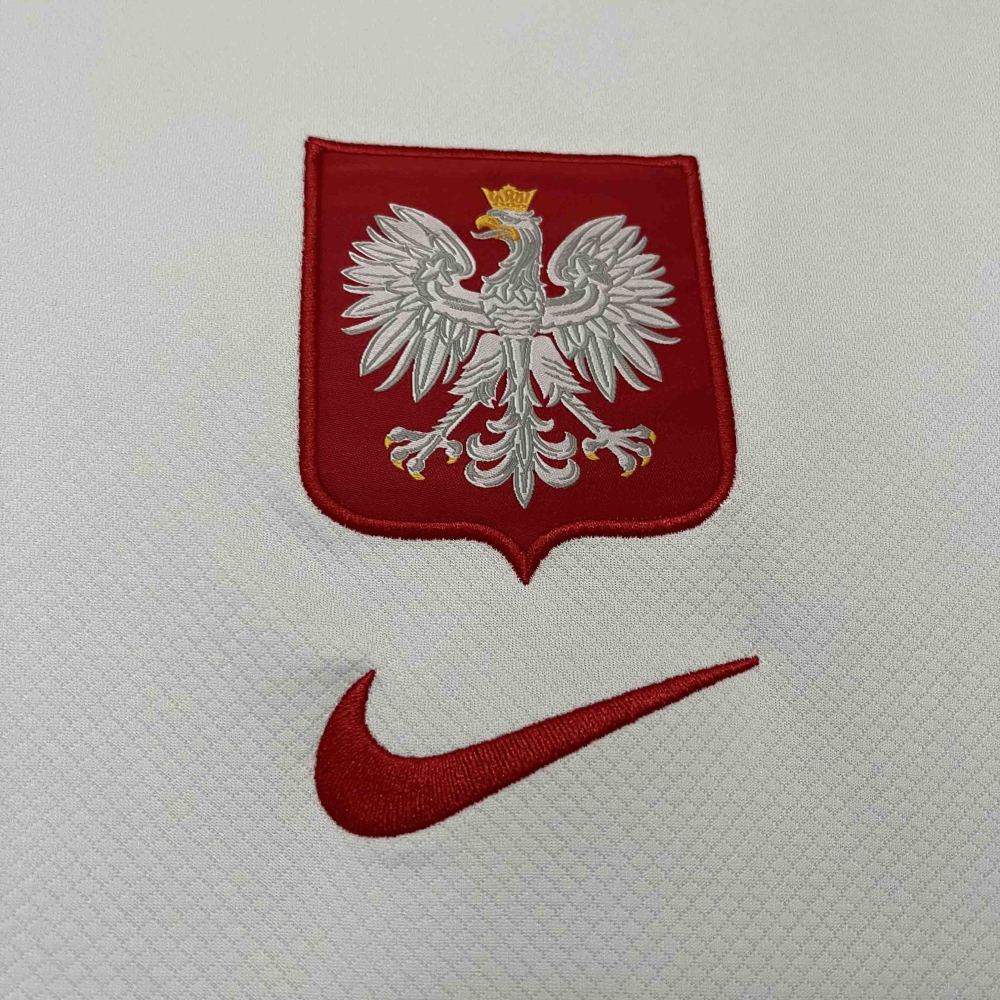 2024 Poland Euro Cup Home Football Jersey