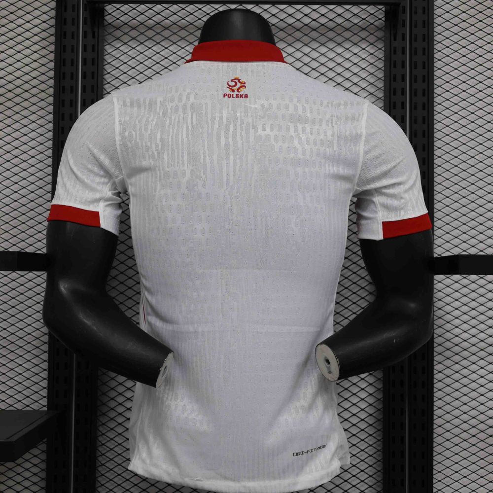 2024 Poland Euro Cup Home Football Jersey Player Version
