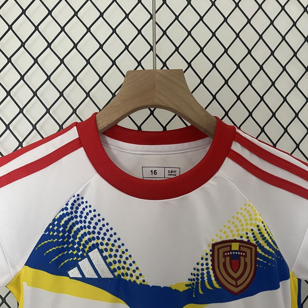 2024 Venezuela  Copa America Away Soccer Kids Kit Jersey+Shorts