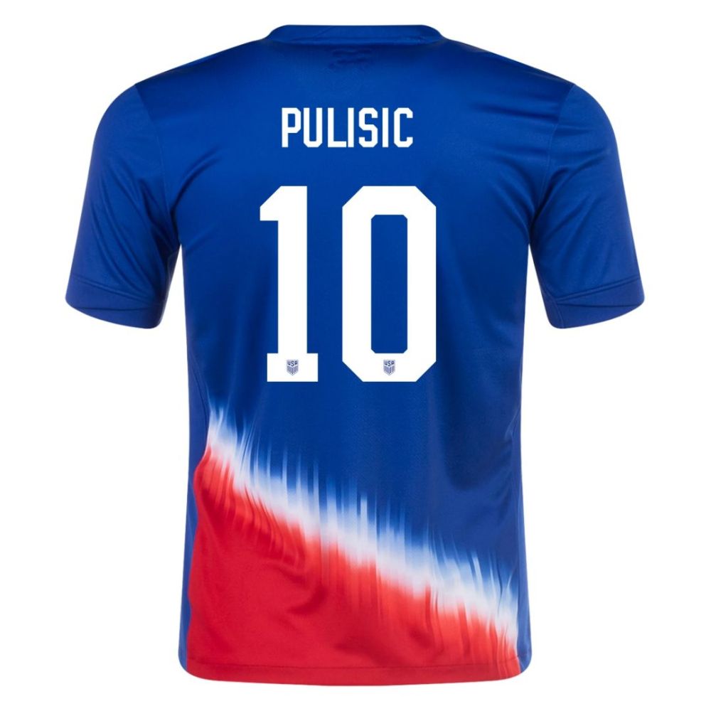 Pulisic #10 2024 USMNT Copa America Away Soccer Jersey