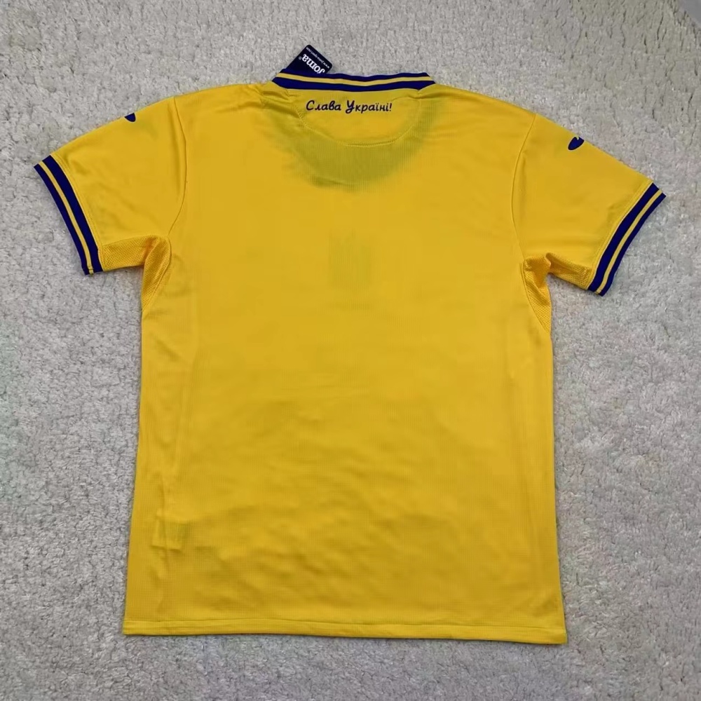 2024 Ukraine  Euro Cup Home Football Jersey
