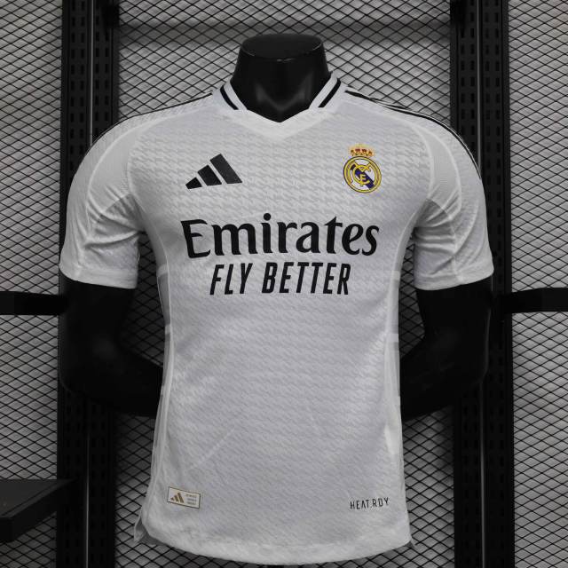 24-25 Real Madrid Home Soccer Jersey Player Version