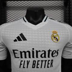 24-25 Real Madrid Home Soccer Jersey Player Version