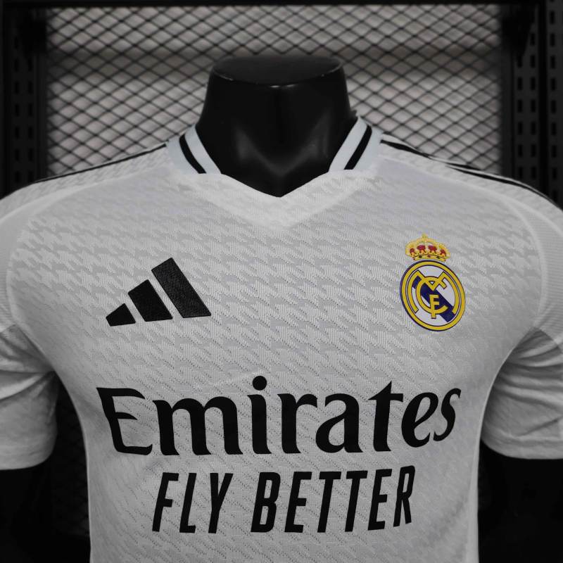 24-25 Real Madrid Home Soccer Jersey Player Version