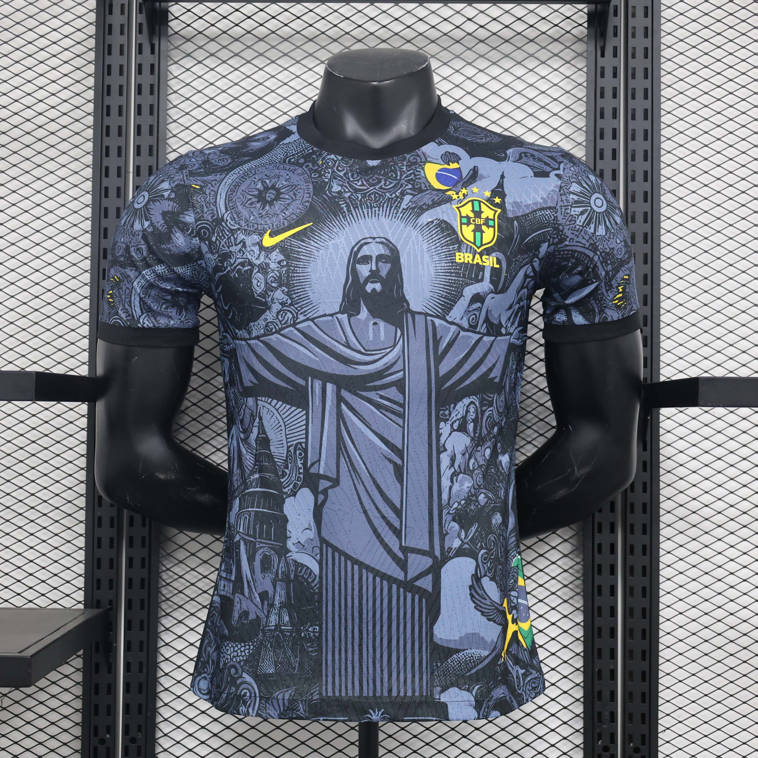 2024 Brazil Christ the Redeemer Special Kit Player Version Shirt Football