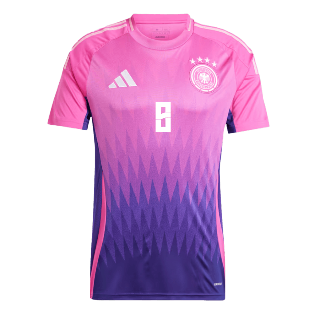 2024 Germany KROOS #8  Euro Cup Away Soccer Jersey