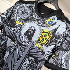 2024 Brazil Christ the Redeemer Special Kit Shirt Football