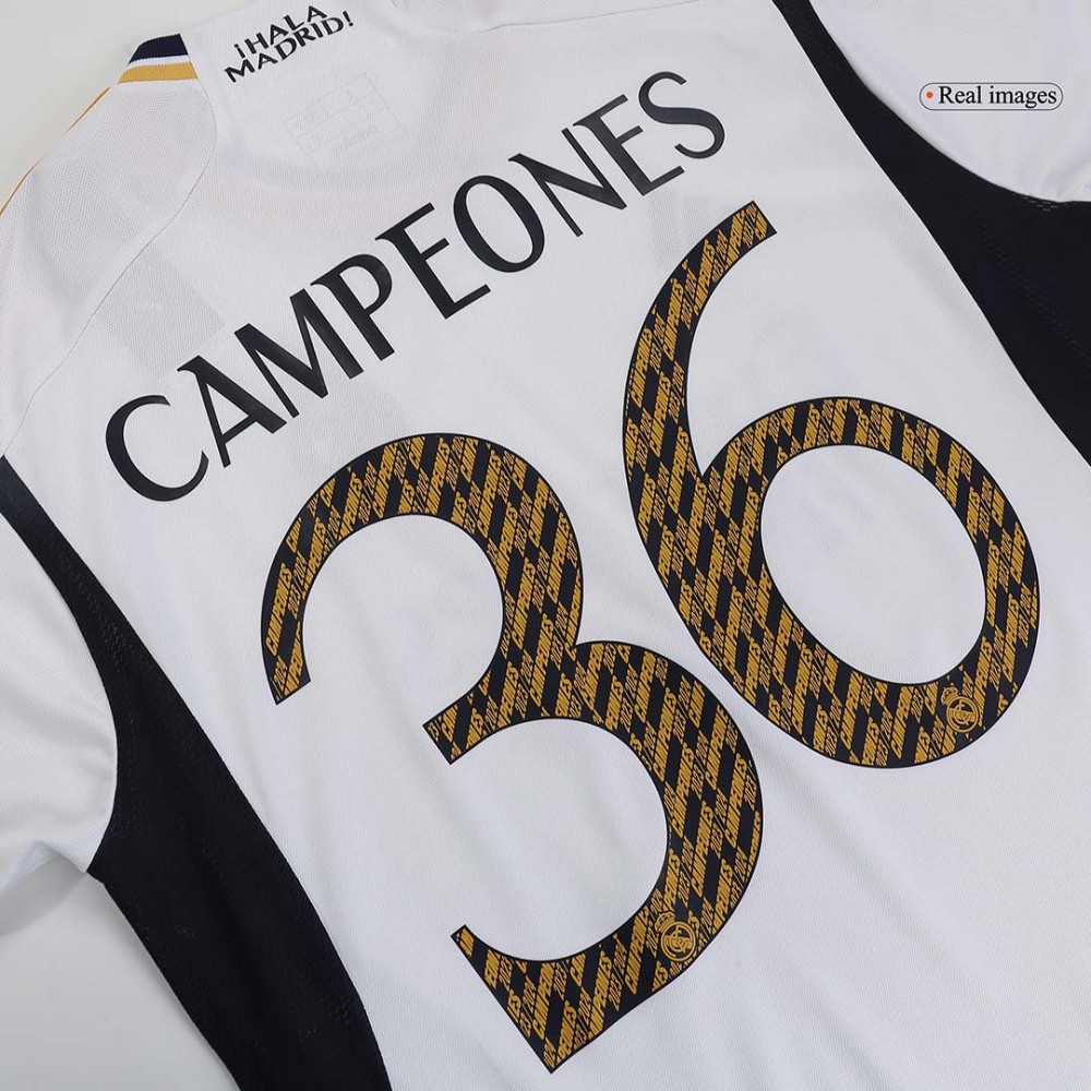 23-24 [CAMPEONES #36] Real Madrid Home Jersey