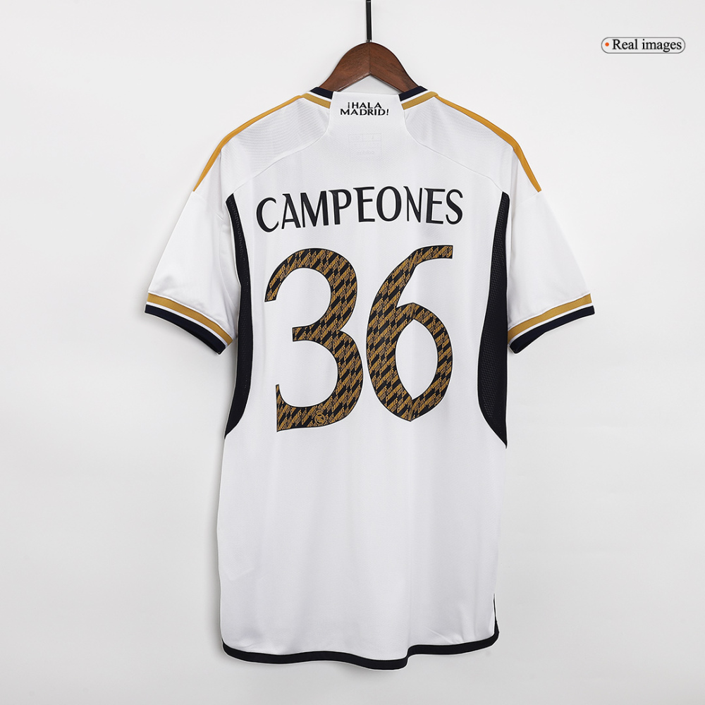 23-24 [CAMPEONES #36] Real Madrid Home Jersey