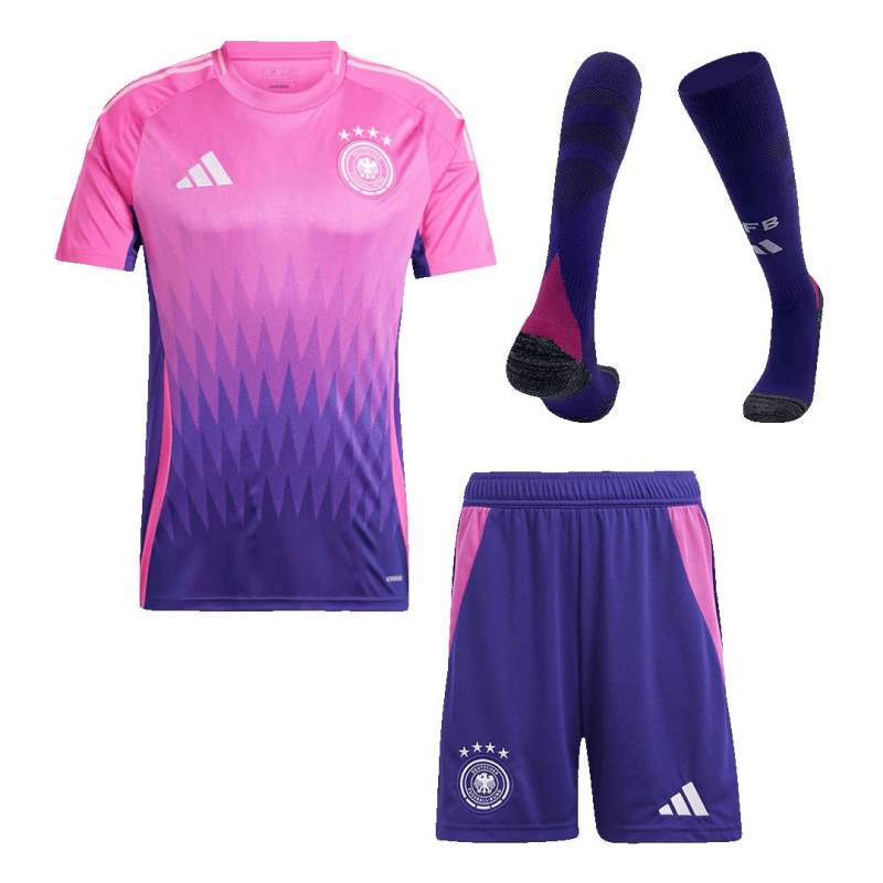 2024 Germany Euro Cup Away Whole Kit Jersey+Shorts+Socks