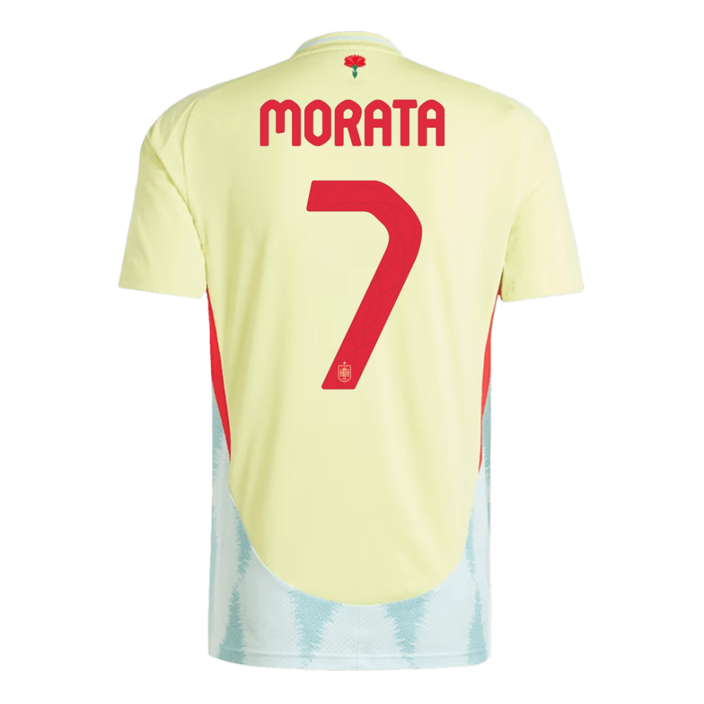 2024 Spain MORATA #7 Euro Cup Away Football Jersey