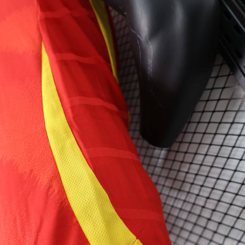 2024 Spain Euro Cup Home Football Jersey Player Version