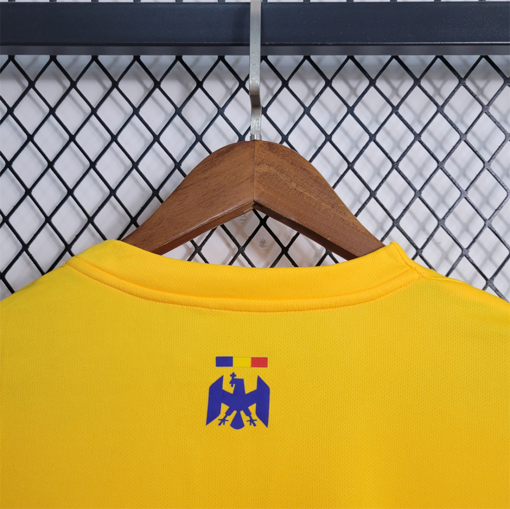 2024 Romania Euro Cup Home Football Jersey