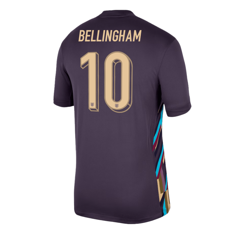 2024 England BELLINGHAM #10 Euro Cup Away Jersey