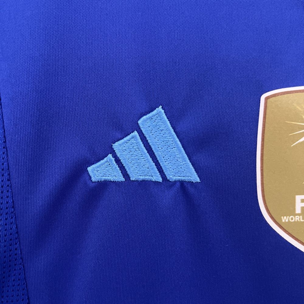 2024 Argentina Copa America Away Soccer Kids Kit Jersey+Shorts