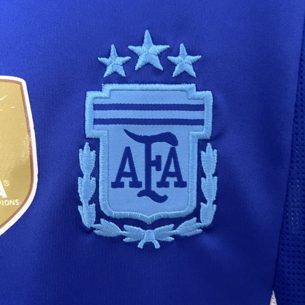 2024 Argentina Copa America Away Soccer Kids Kit Jersey+Shorts