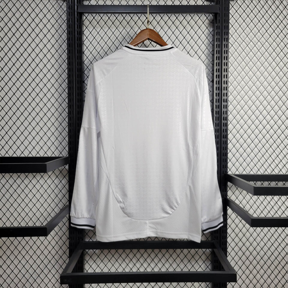 24-25 Real Madrid Home Soccer Jersey Long Sleeve