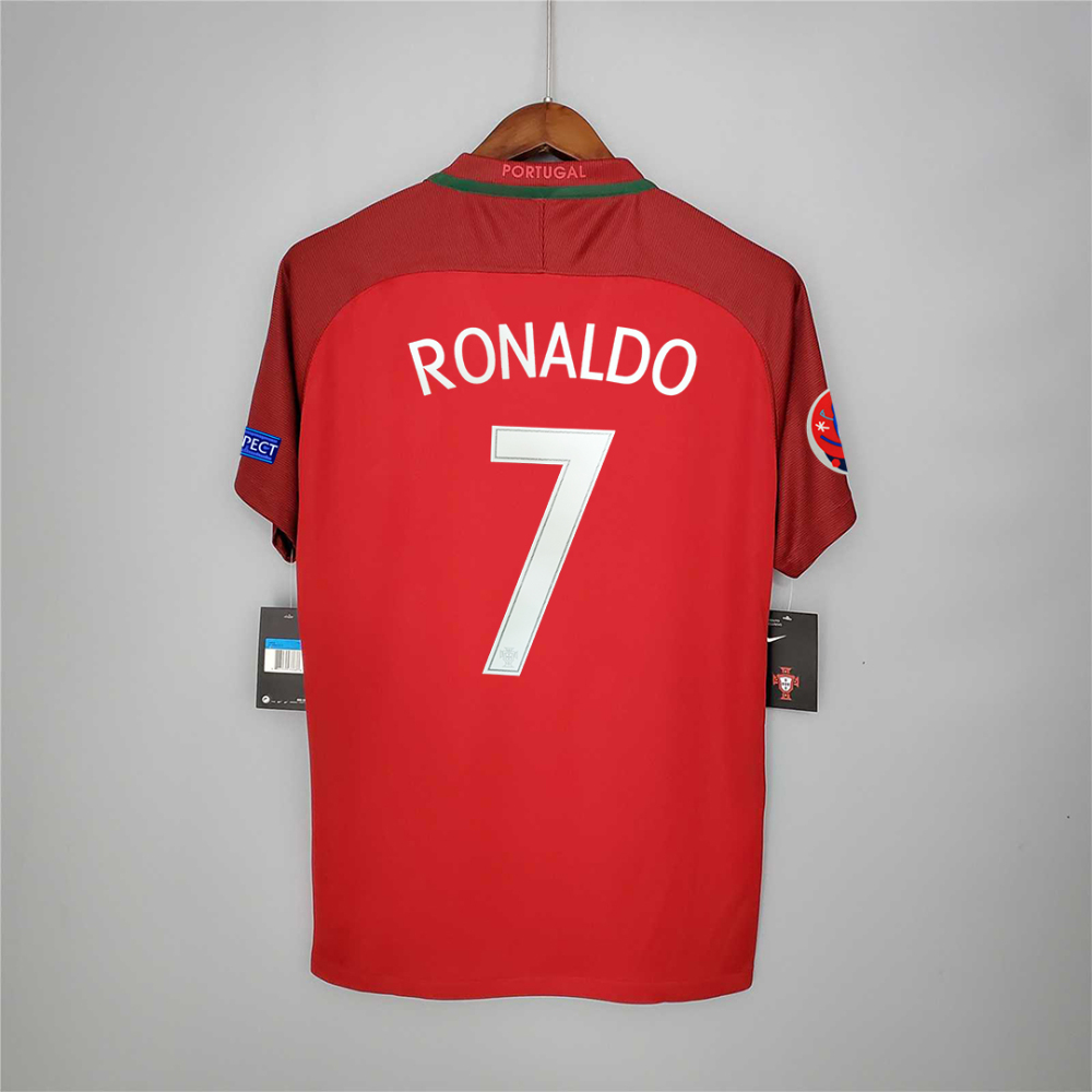 2016 Portugal  Euro Cup Home Retro Jersey